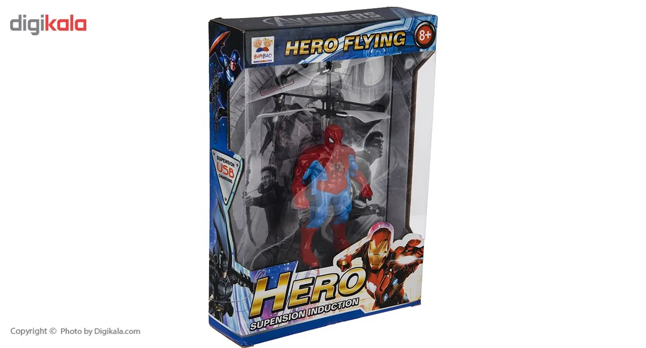 مینی هلی کوپتر مدل Spider Man