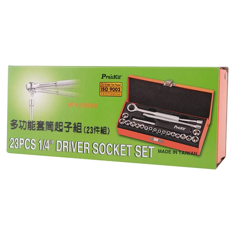 مجموعه 23 عددی آچار بکس پروسکیت مدل 8pk-sd016