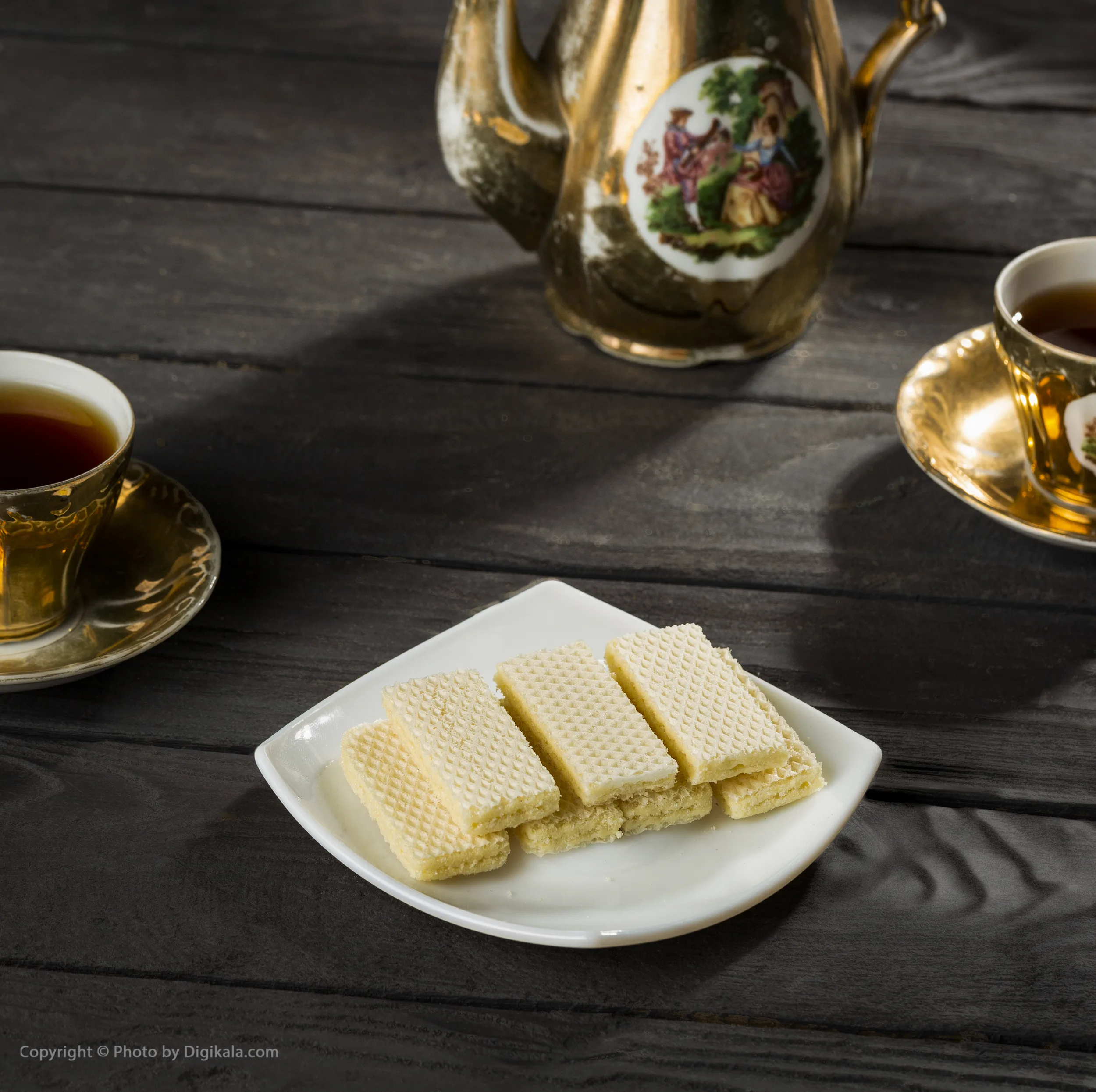 ویفر با طعم زعفران لینا - 40 گرم