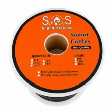 سیم بلندگو خودرو ساند سیستم مدل 18G طول 100 متر