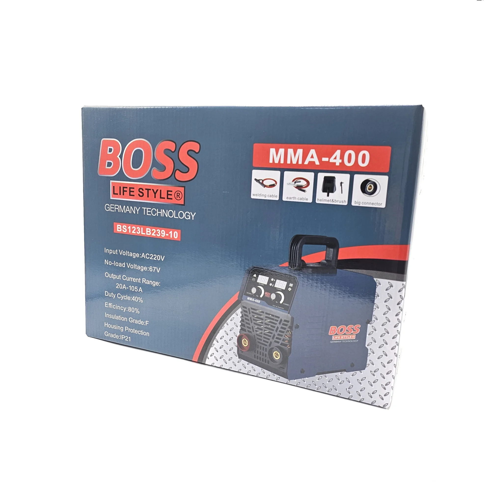دستگاه جوش صنعتی 400 آمپر باس مدل BS123LB239-10