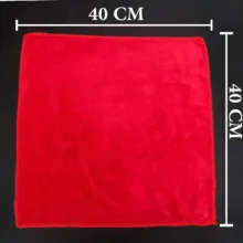 دستمال میکروفایبر نظافت خودرو لاکچری چرم مدل LC-P400 بسته 4عددی