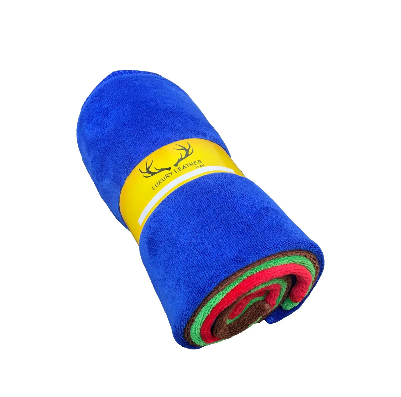 دستمال میکروفایبر نظافت خودرو لاکچری چرم مدل LC-P400 بسته 4عددی