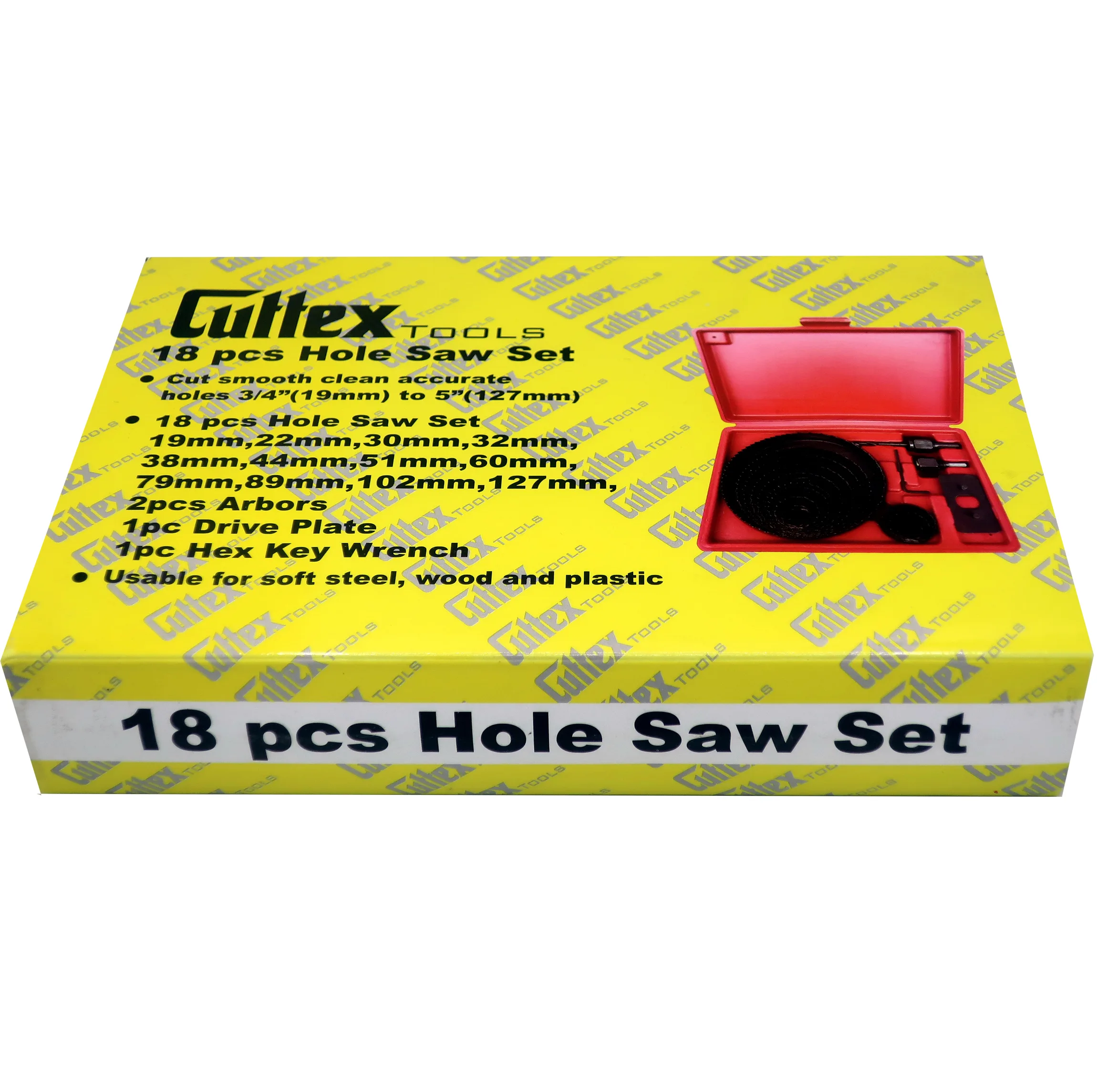 مجموعه 18 عددی مته گردبر کاتکس کد EV-8848