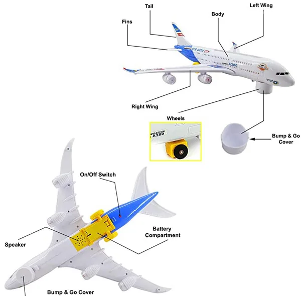 اسباب بازی هواپیمای ایرباس مدل A390