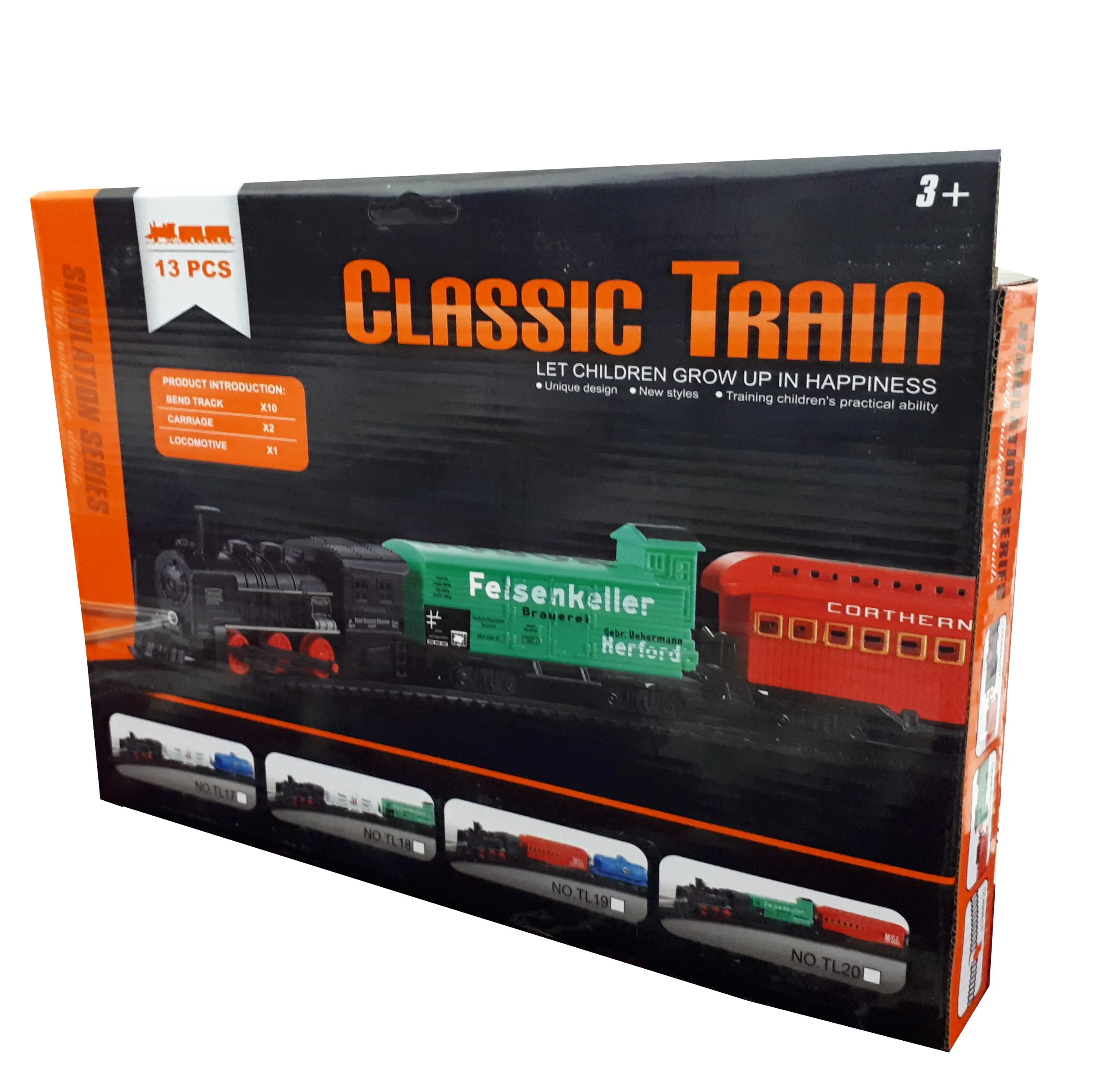 قطار بازی تانلی طرح باری مدل CLASSIC TRAIN کد 18