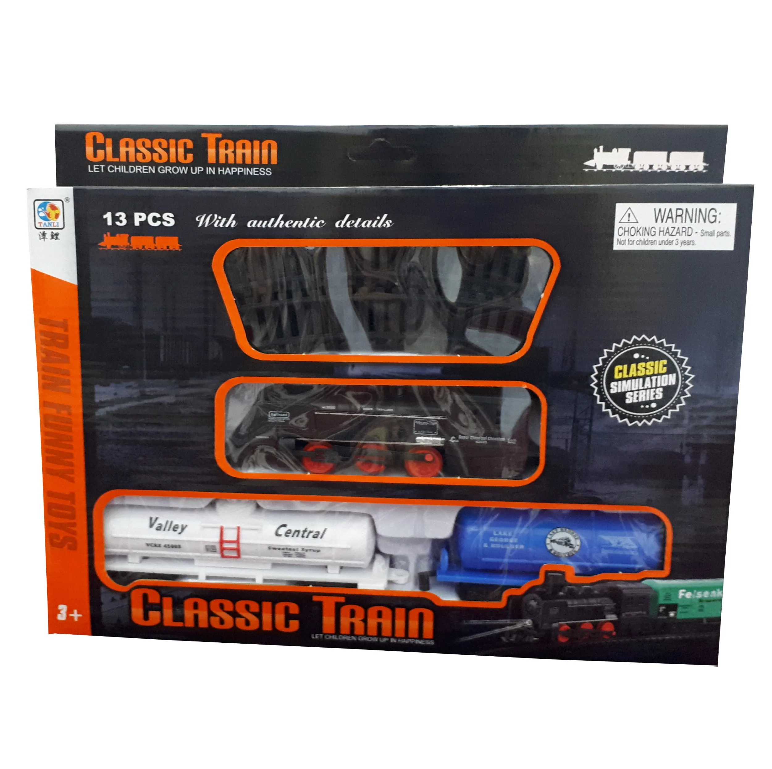 قطار بازی تانلی طرح باری مدل CLASSIC TRAIN کد 18