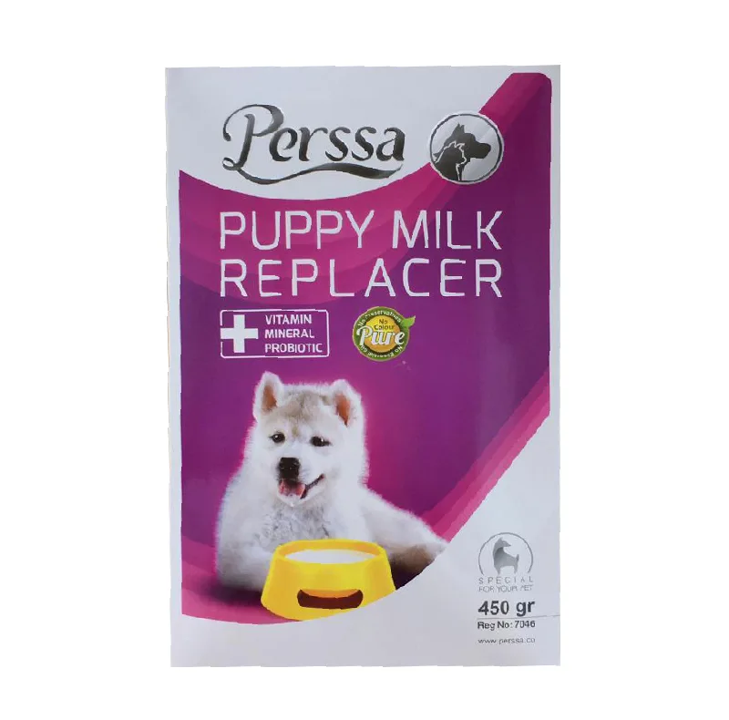 شیر خشک سگ پرسا مدل Puppy Milk وزن 450 گرم