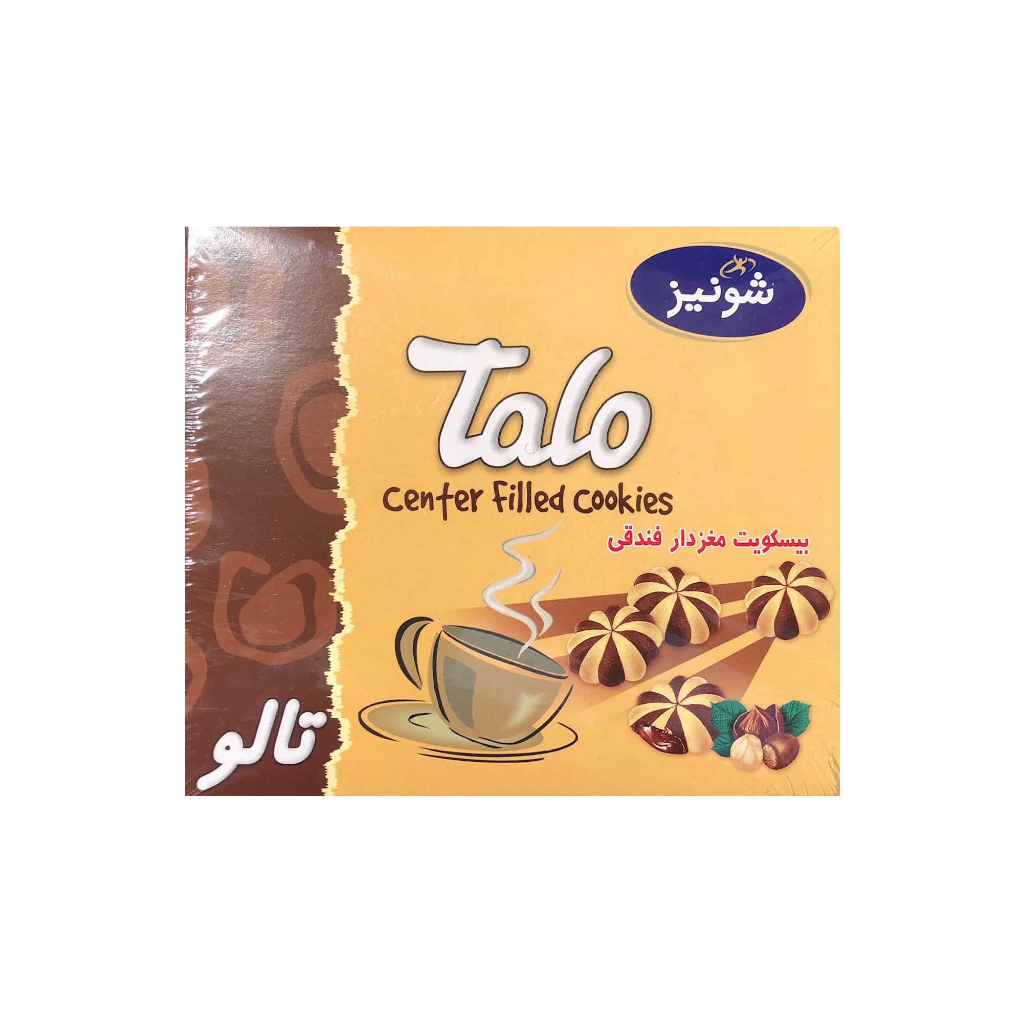 بیسکویت مغزدار فندقی تالو شونیز-360 گرم