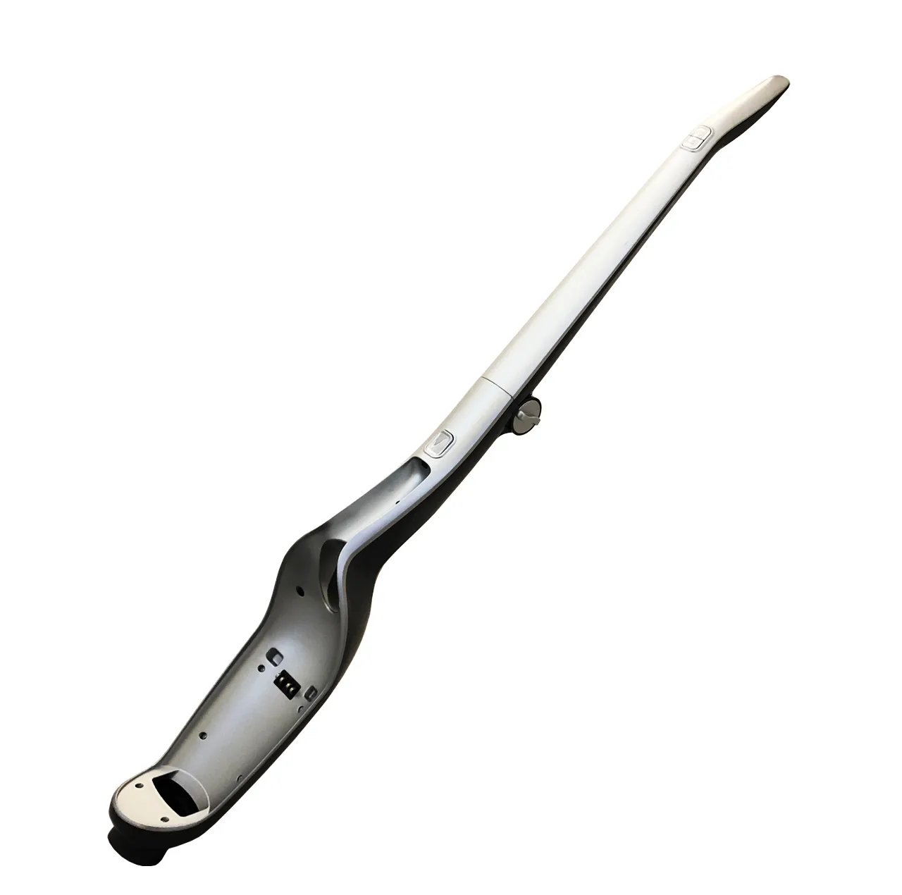 جارو شارژی عصایی آزور مدل AZ-315VCR با باتری لیتیومیونی، قدرت مکش 21.6 ولت و 110 وات، ظرفیت مخزن 0.4 لیتر، قابلیت استفاده دستی و ایستاده، تنظیم مکش در 2 وضعیت و طراحی چرخشی تا 90 درجه برای نظافت زیر مبل و فضاهای کوچک