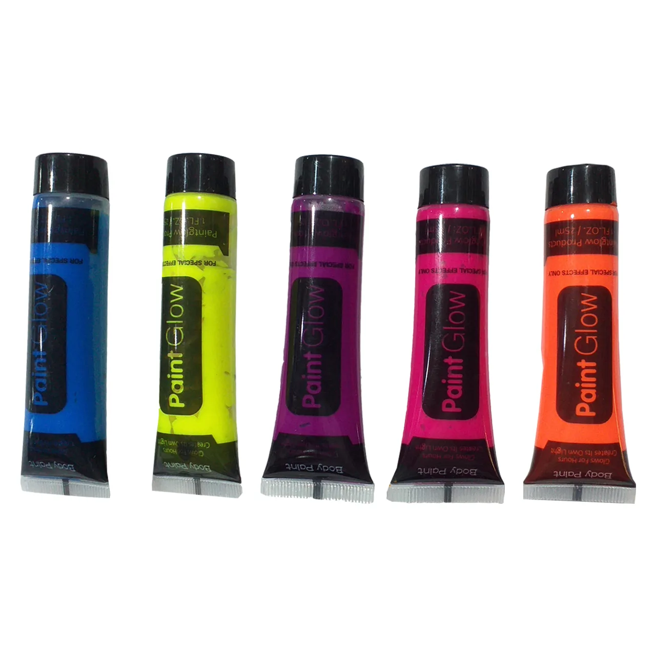 رنگ صورت و بدن بلکلایت Paint Glow مدل قابل پاک شدن بسته 5 عددی