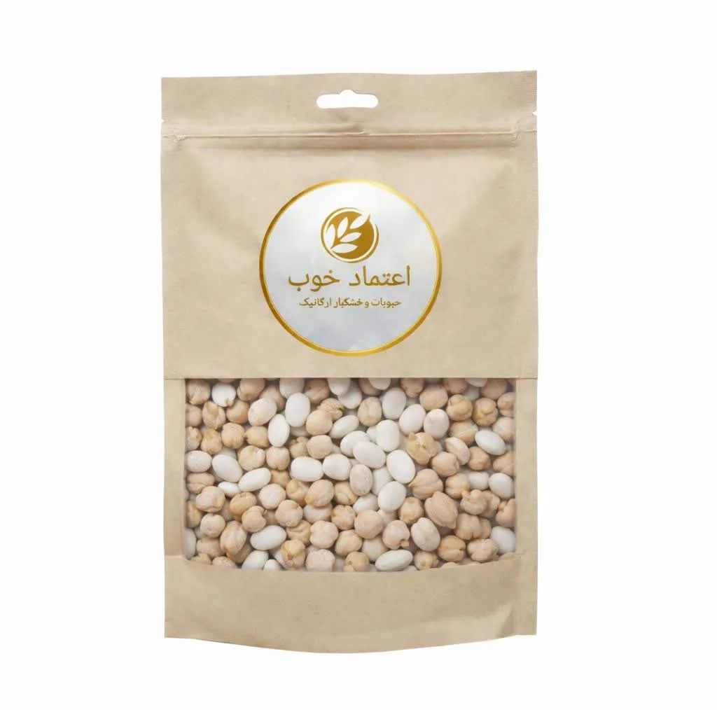نخود و لوبیا سفید اعتماد خوب - 900 گرم