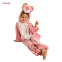 تن پوش شادی رویان مدل پلنگ صورتی سایز 5
