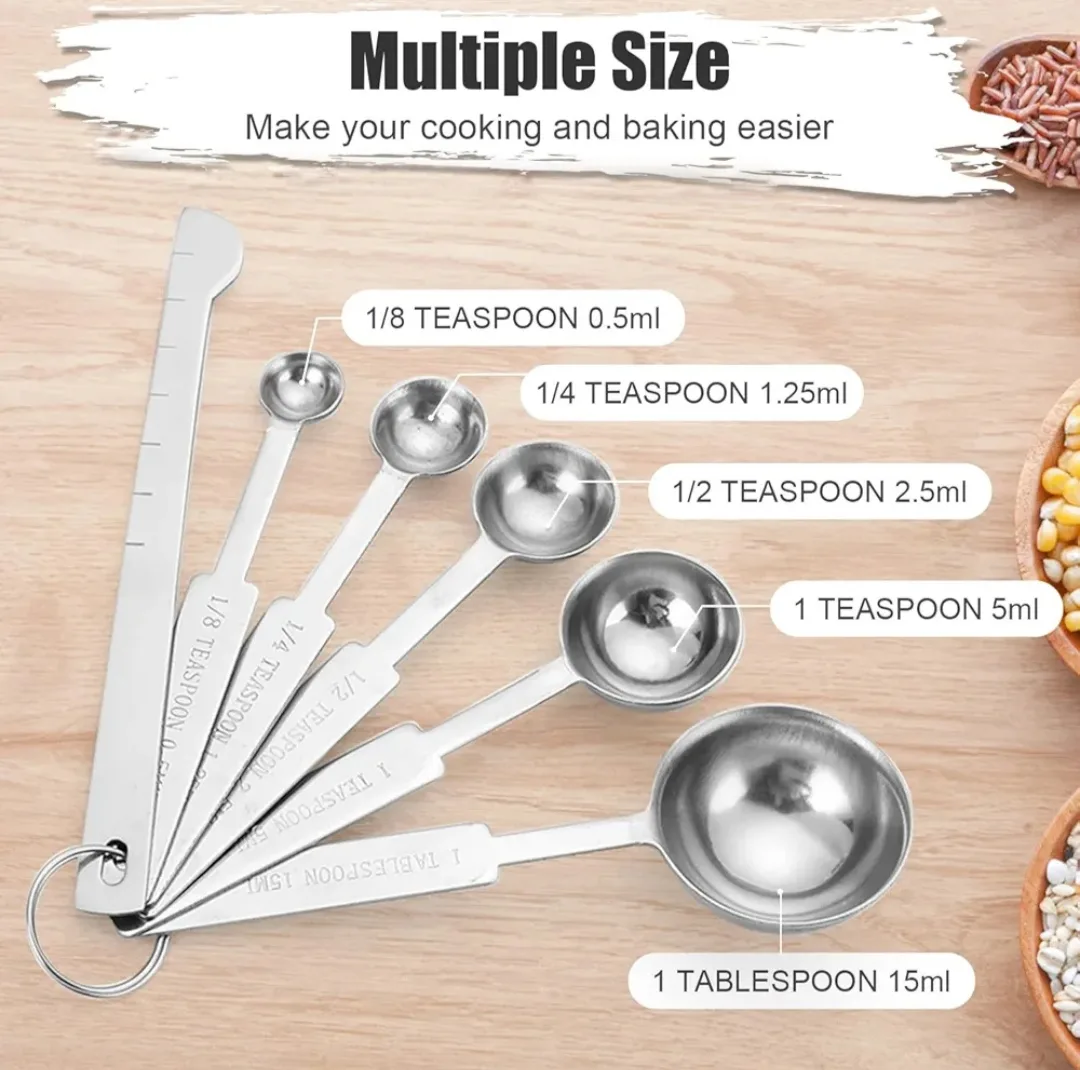 پیمانه اندازهگیری قهوه مدل cupping بسته 6 عددی