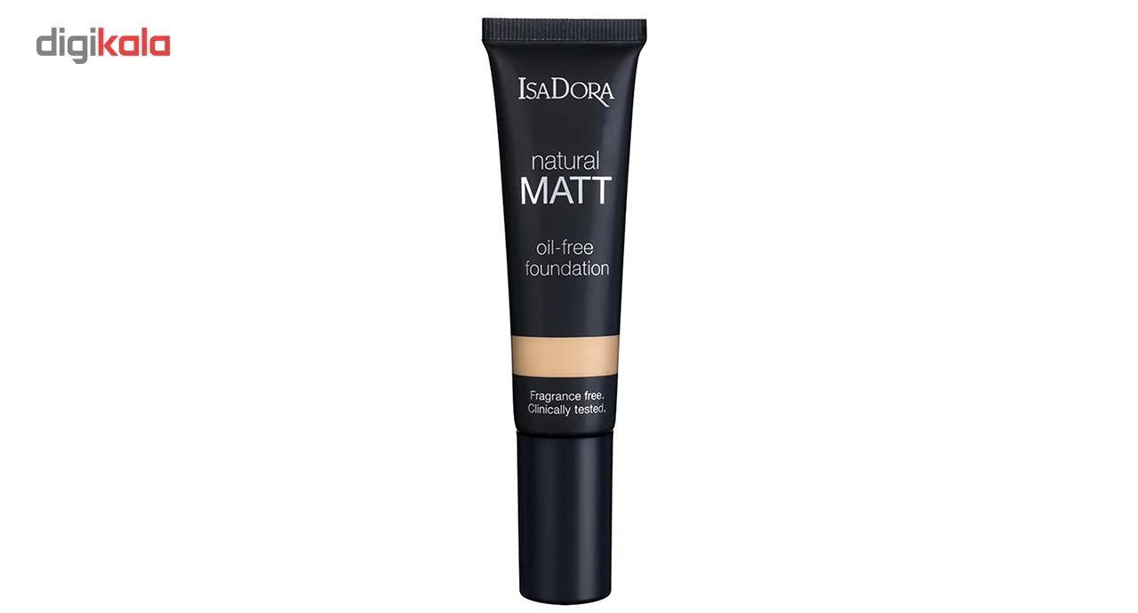 کرم پودر ایزادورا مدل Natural Matt oil free شماره 12