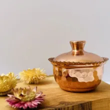 قندان مسی مدل لب چین کد ZH395.1