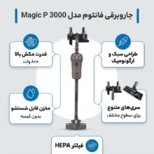 جاروبرقی فانتوم مدل Magic P 3000