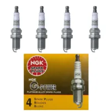 شمع خودرو ان جی کی مدل BKR6EGP 7092 پایه کوتاه سوزنی بسته 4 عددی