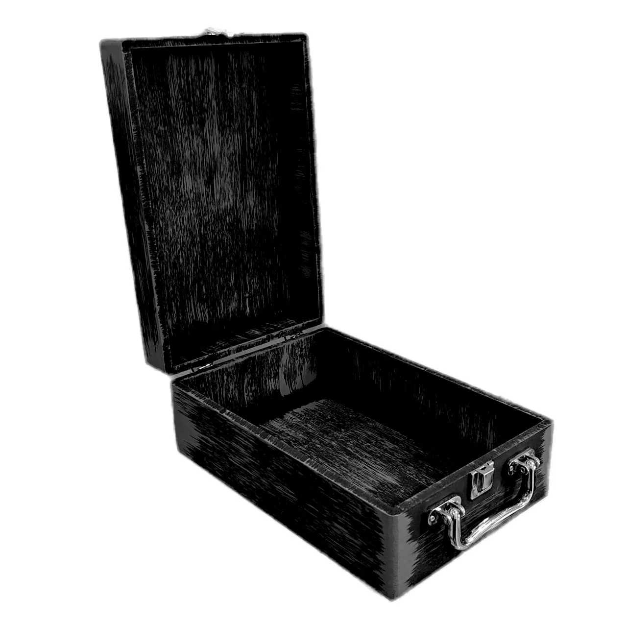 جعبه هدیه چوبی مدل چمدان طرح بهاری کد WS768