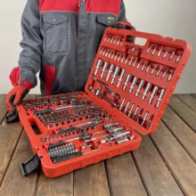آچار بکس و سری آچار بکس جی ان ترد کد 01 مجموعه 171 عددی