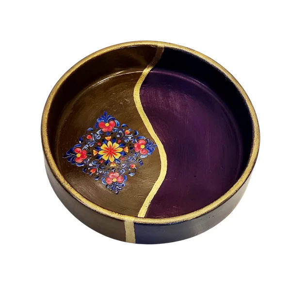 میوه خوری سنگی مدل گلدار کد 1015