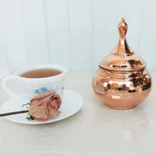 آجیل خوری مسی مدل بدون پایه کد ZH228.3
