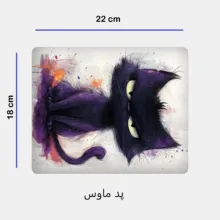 ماگ مدل گربه کد 276 به همراه زیرلیوانی و پد ماوس