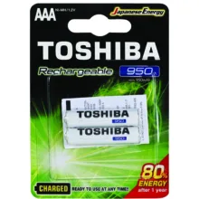 باتری نیم قلمی توشیبا مدل 950 بسته 2 عددی
