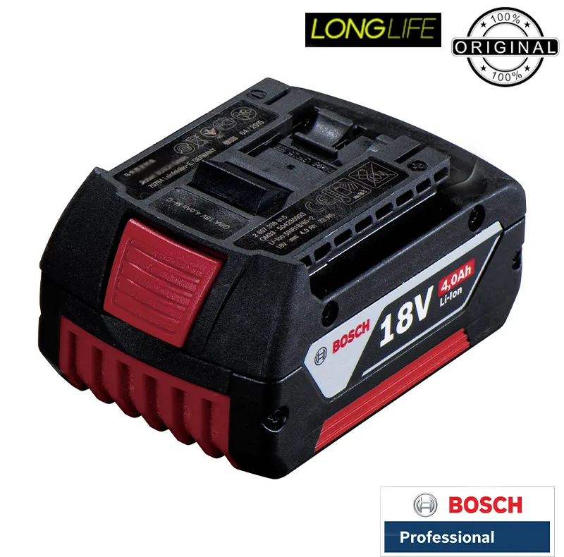 باتری لیتیومی 18 ولت 4 آمپر ساعت بوش مدل PRO 18V - 40 Ah