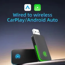 کارپلی و اندروید اتو مدل CP/AA M10 2in1 Carplay/Android Auto به همراه مبدل USB به USB-C