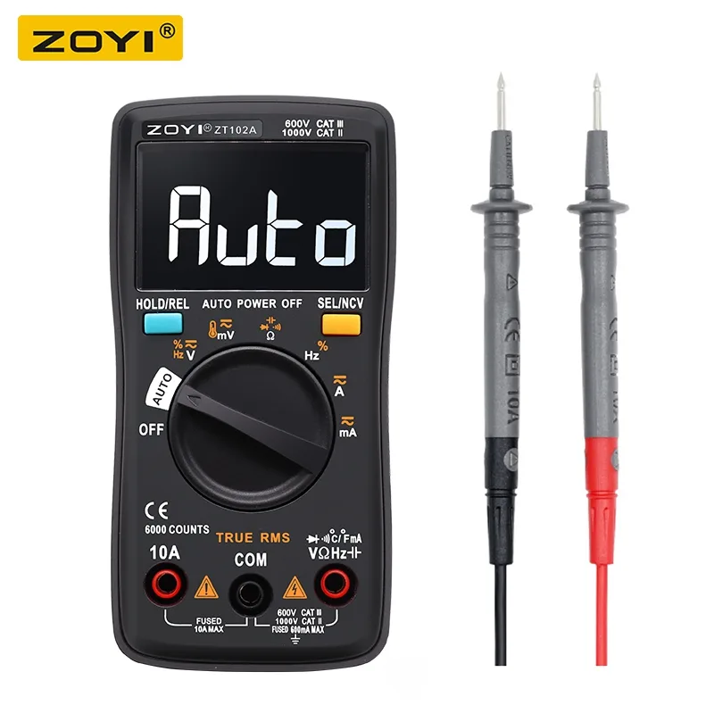 مولتی متر دیجیتال زویی مدل ZT102A