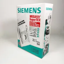 پاکت جاروبرقی سوپرتکس مدل M8268 مناسب جاروبرقی های بوش و زیمنس Type G /GXL/GXXLبسته 5 عددی