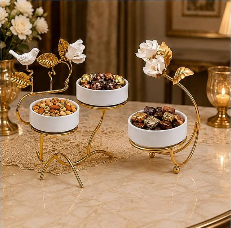 آجیل خوری مدل ROYAL مجموعه 2 عددی