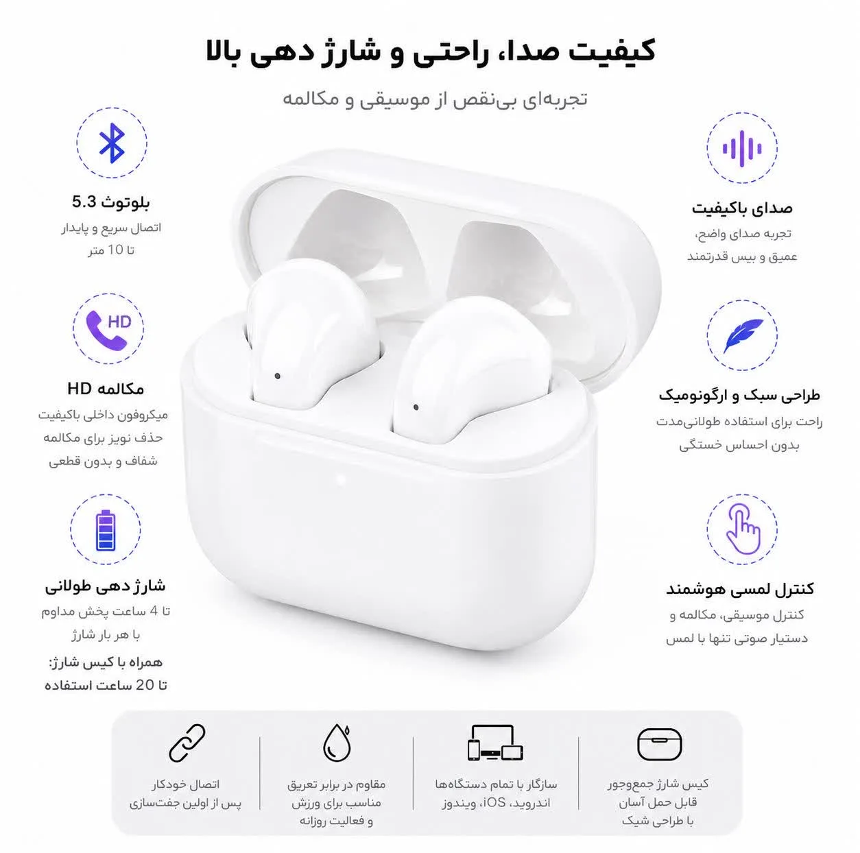 هدفون بلوتوثی مدل pro5s