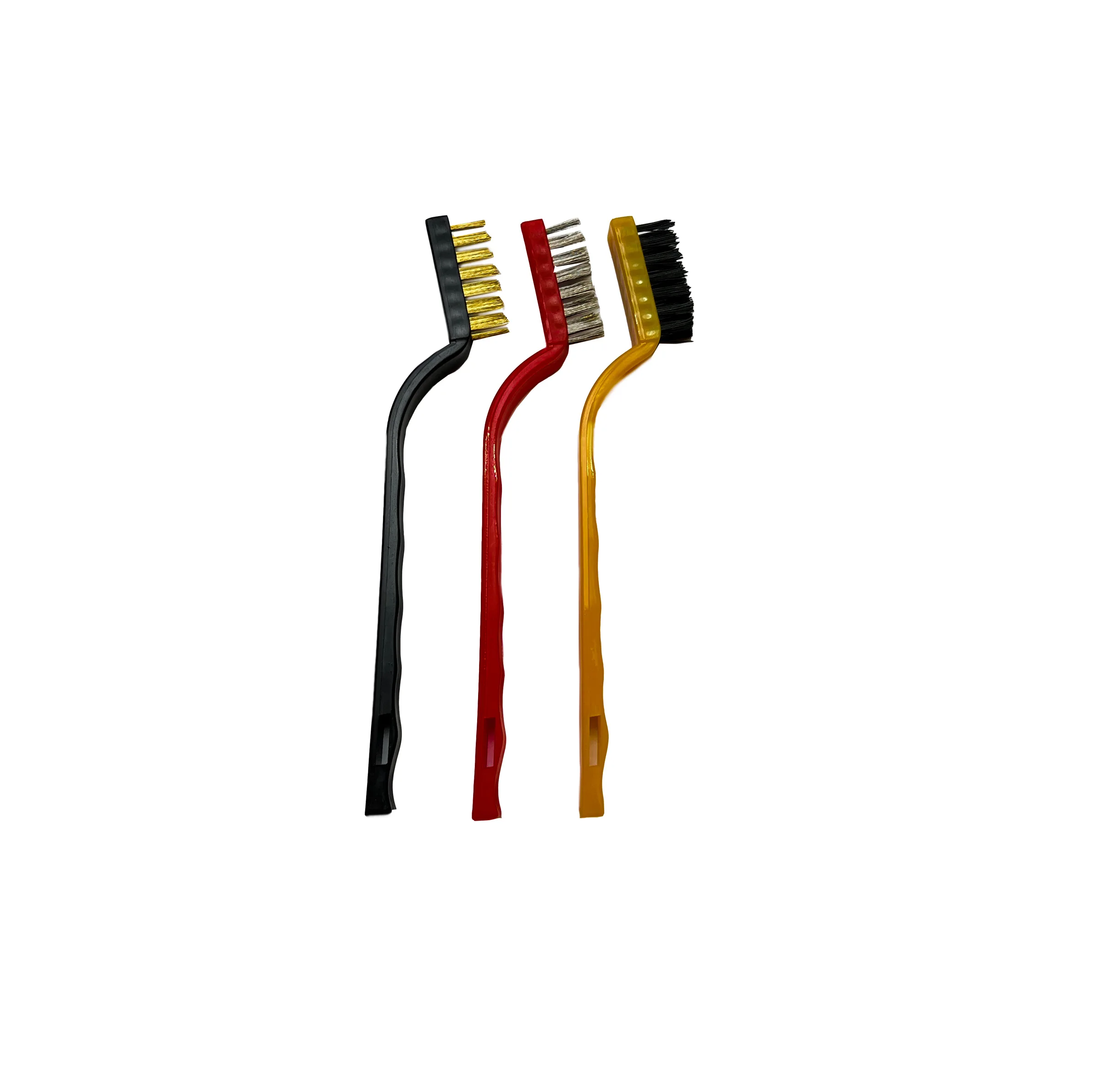 فرچه فلزی مدل دسته دار طرح مسواک بسته 3 عددی