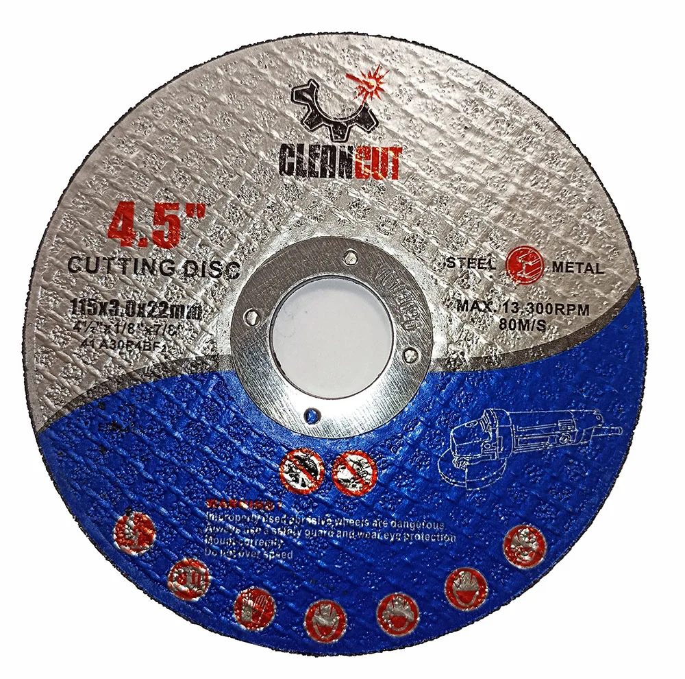 صفحه مینی سنگ فلت آهن بر Clean cut 4.5 بسته 5 عددی