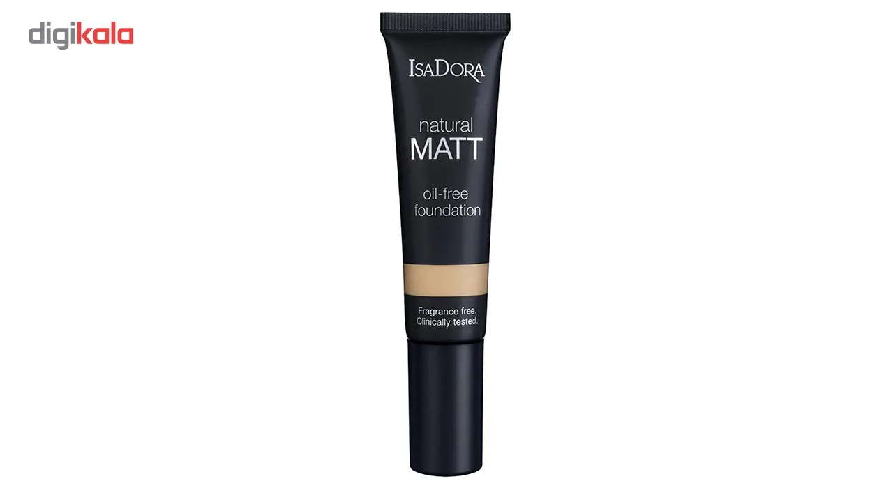 کرم پودر ایزادورا مدل Natural Matt oil free شماره 14