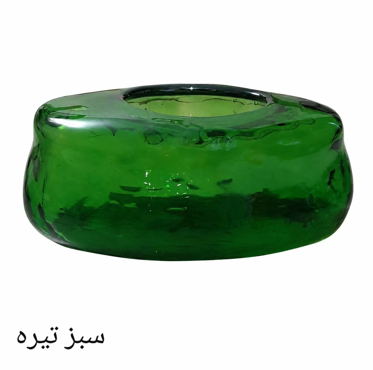 جای دستمال کاغذی مدل دفرمه شیشه ای