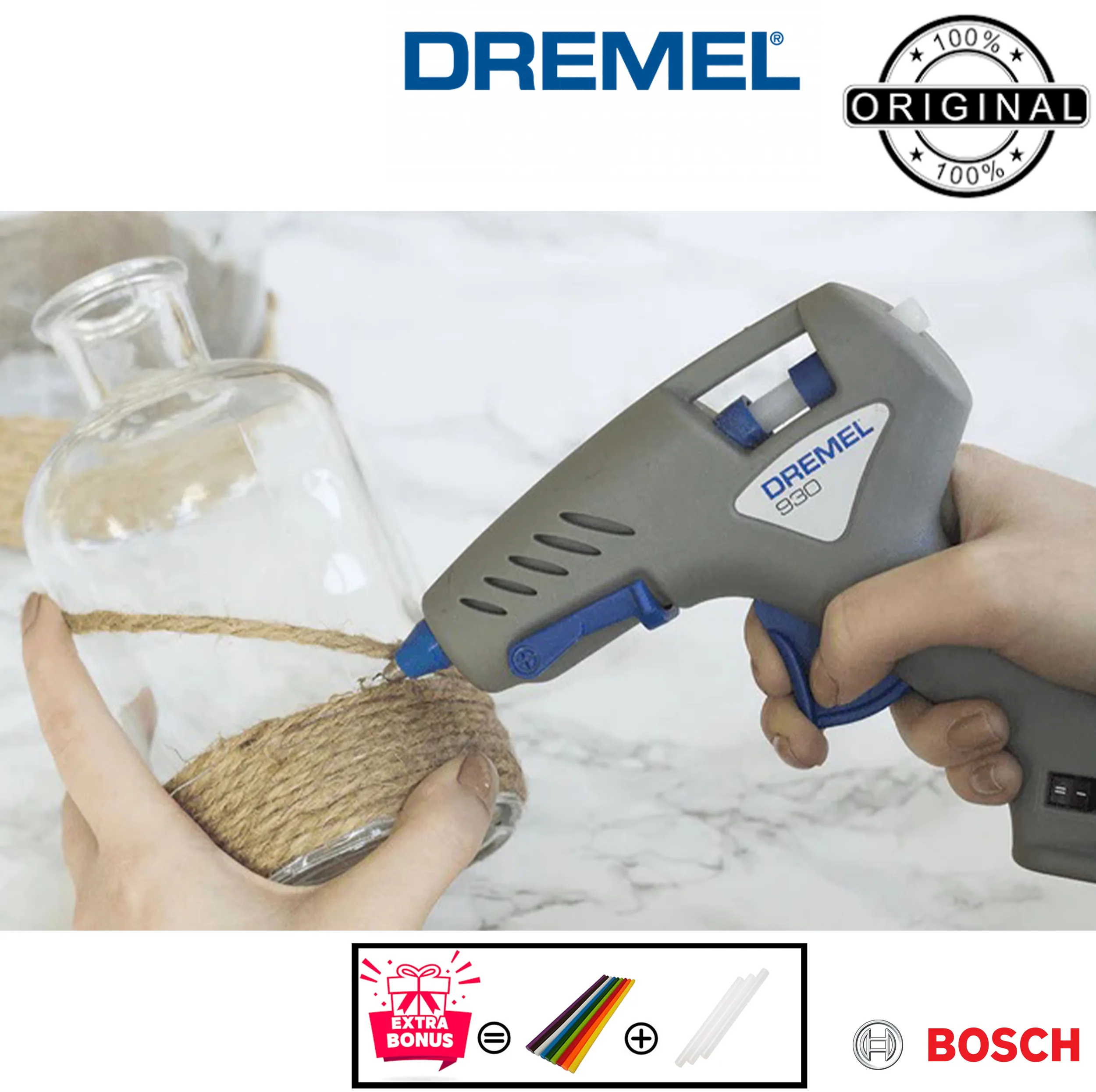 دستگاه چسب حرارتی درمل مدل فوق حرفه ای GUN 910