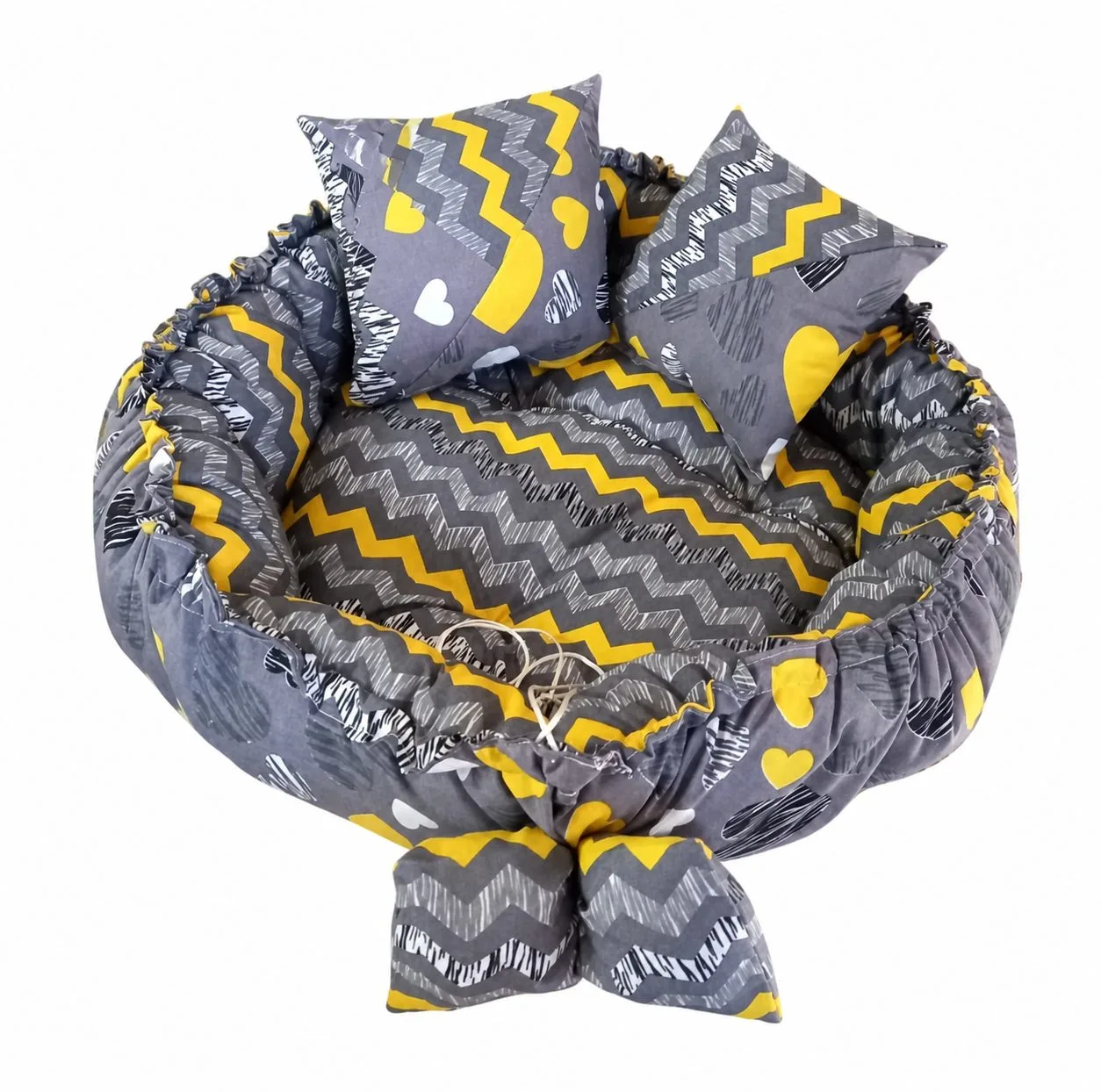 جای خواب سگ و گربه مدل هاشور قلبی