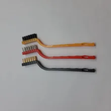 فرچه فلزی مدل دسته دار طرح مسواک بسته 3 عددی