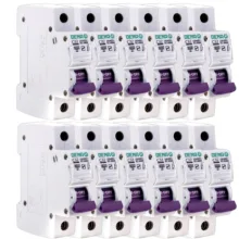 فیوز مینیاتوری تک فاز 32 آمپر دنا الکتریک ایرانیان مدل C32-6KA-12Pcs بسته 12 عددی