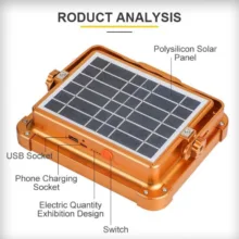پروژکتور خورشیدی اوریوم مدل Solar LED Light با توان 1000 وات