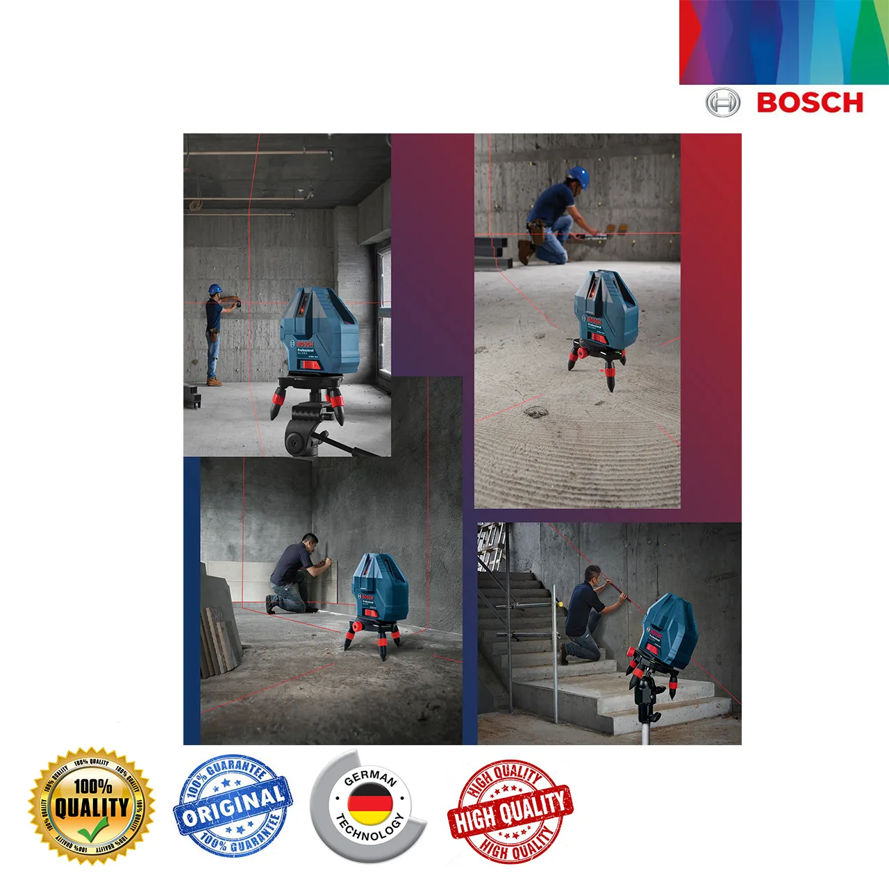 تراز لیزری بوش مدل GLL 5-50 X professional