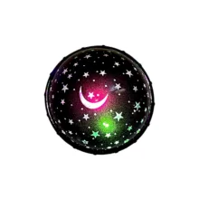 چراغ خواب کودک مدل کهکشانی ماه وستاره اسپیکردار