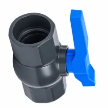 شیر فلکه توپی ویسپار مدل upvc  63