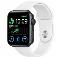 ساعت هوشمند 41 میلی‌متری میکروسل مدل Mc1075 Mini با بند سیلیکونی، سازگار با سیستم عامل iOS و Android، به همراه ۳ بند