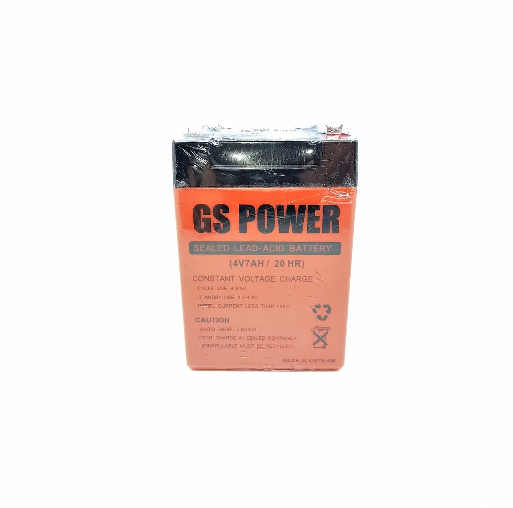 باتری سیلد اسید ۴ ولت ۷ آمپر مدل GS POWER