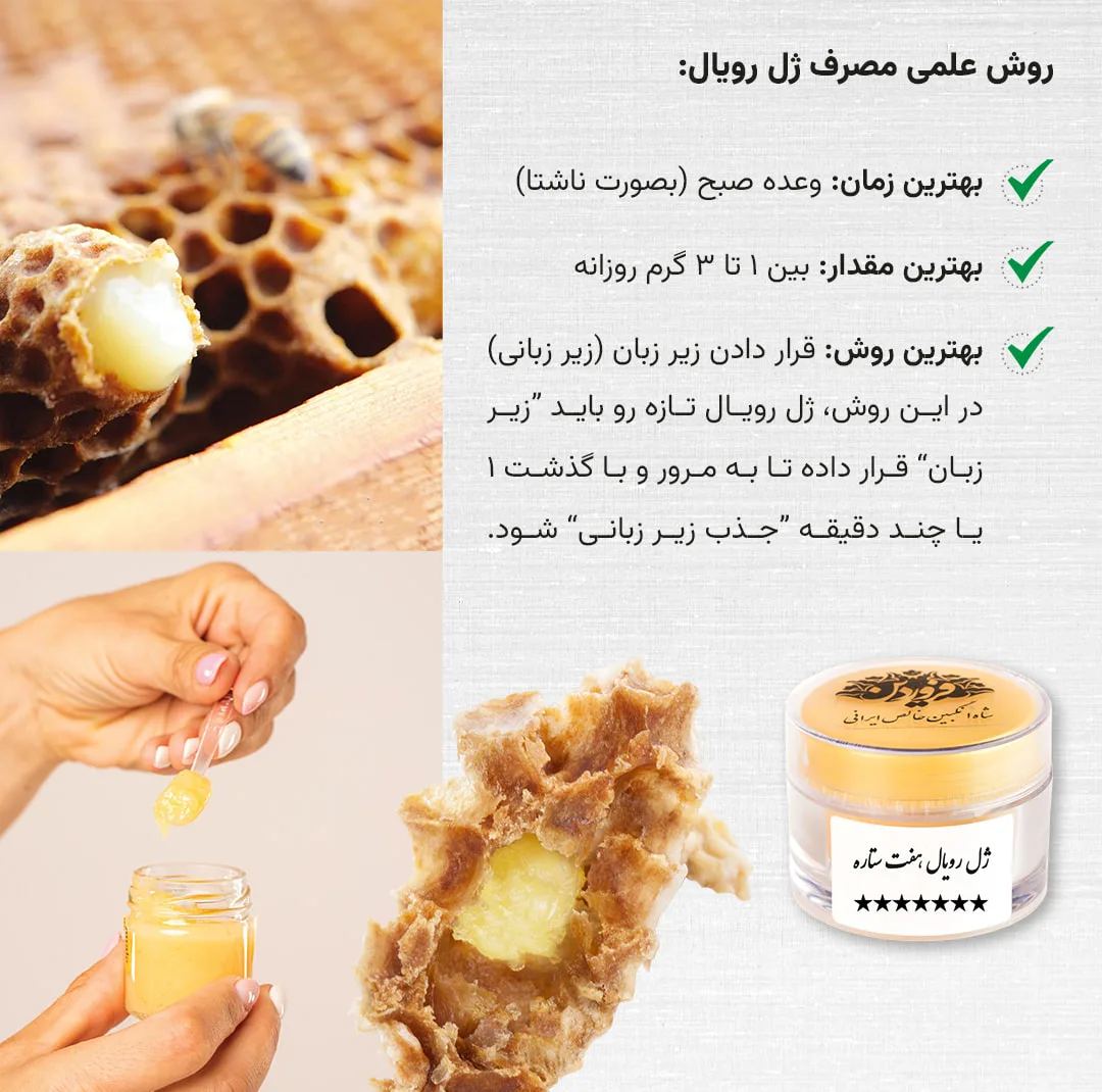 ژل رویال فروردین - 15 گرم