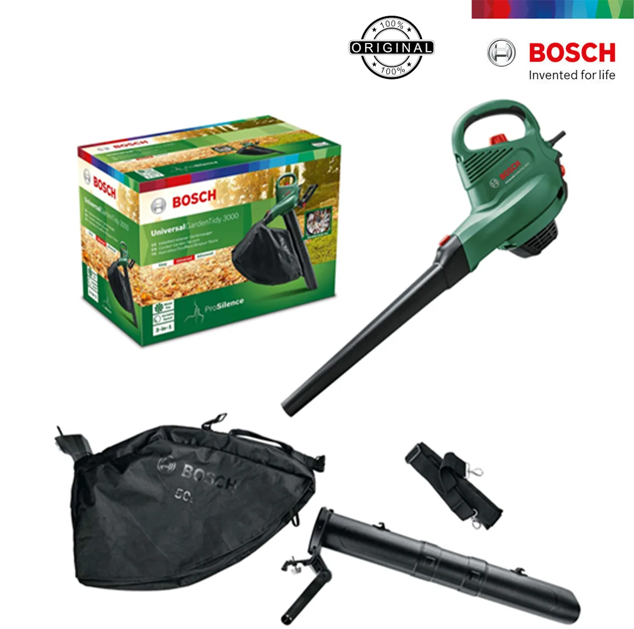دستگاه دمنده مکنده بوش مدل فوق حرفه ای Garden Tidy 3000 - 3 in 1